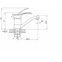 Смеситель для кухонной мойки с изливом 4G4-B279