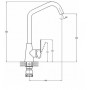 Смеситель для кухонной мойки JAT4-A094