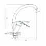 Смеситель для раковины KAK4-A181KS