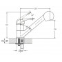 Смеситель для кухонной мойки KEN4-A031