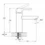 Смеситель для умывальника LEF1-A232