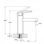 Смеситель для умывальника LOF1-A033