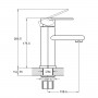 Смеситель для умывальника NOB1-A128
