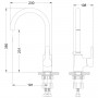 Смеситель Lemark Evitta LM0505C для кухни