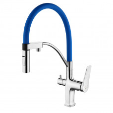 Смеситель Lemark Comfort  для кухни с подключением к фильтру LM3074C-Blue