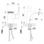 Смеситель Lemark Shift LM4346C для раковины