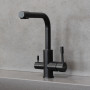 Смеситель Lemark Expert для кухни с подключением к фильтру с питьевой водой LM5061BL