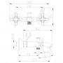 Смеситель Lemark Duetto LM5712C для ванны