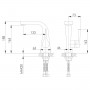 Смеситель Rossinka RS34-12U для раковины