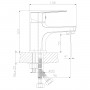 Смеситель Rossinka S35-15 для раковины и биде