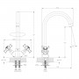 Смеситель Rossinka Z02-71 для кухни