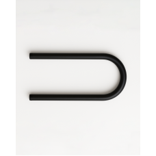 Полотенцесушитель WaterForm P - образный черный мат.  20/50 1" WF Black P 20*50 1