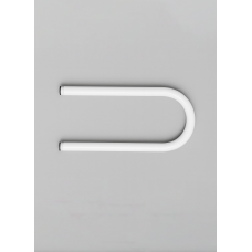 Полотенцесушитель WaterForm P - образный белый глянец  20/50 1" WF White P 20*50 1