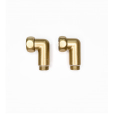 Соединители угловые для полотенцесушителя Золото ПАРА МП 1"- 3/4" WF Gold SUGZMP