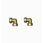 Соединители угловые для полотенцесушителя Золото ПАРА 1"-1" WF Gold SUGZ