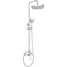 Душевая система с круглым тропическим душем, картридж ø40, хром цвет S1