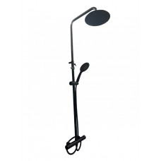 Душевая система с терморегулятором без излива (черная) GEB16-A121KB(TROYA)