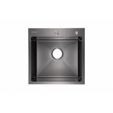 Мойка из нержавеющей стали 50/50/22 покрытие PVD графит матовое GL-5050MG G.lauf