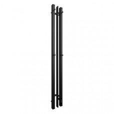 Полотенцесушитель электрический APEXTERMO Delta 1100x100, графит металлик  крючки  DL10011GF