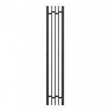 Полотенцесушитель электрический APEXTERMO Delta 1100x180, черный матовый  крючки  DL10113BM