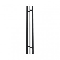 Полотенцесушитель электрический APEXTERMO Delta 800x100, черный матовый  крючки  DL10181BM