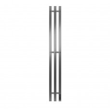 Полотенцесушитель электрический APEXTERMO Sirius 1100x120 с крючками, оружейная сталь SR10112GN