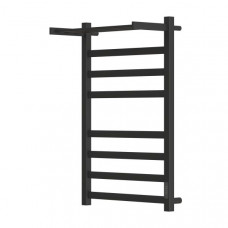 Полотенцесушитель электрический APEXTERMO Terra 800x400, черный матовый полка TR01184BM