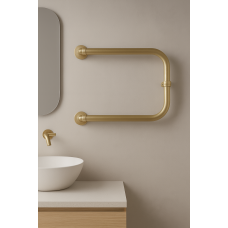 Полотенцесушитель WaterForm P - образный Золото 50/60 WF Gold P 50*60 1