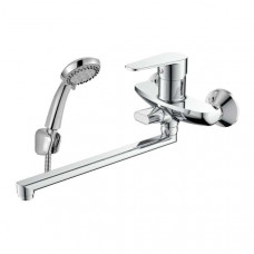 Смеситель DECOROOM DR72043 одноручный  для ванны универсальный с поворотным изливом 300 мм