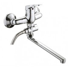 Смеситель для ванны с плоским пов.изливом, ø40, выносное переключение KAG-7001