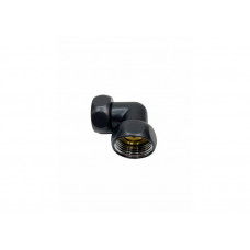 Соединители угловые для полотенцесушителя Графит  ПАРА 1"-1" WF Graphite SUG